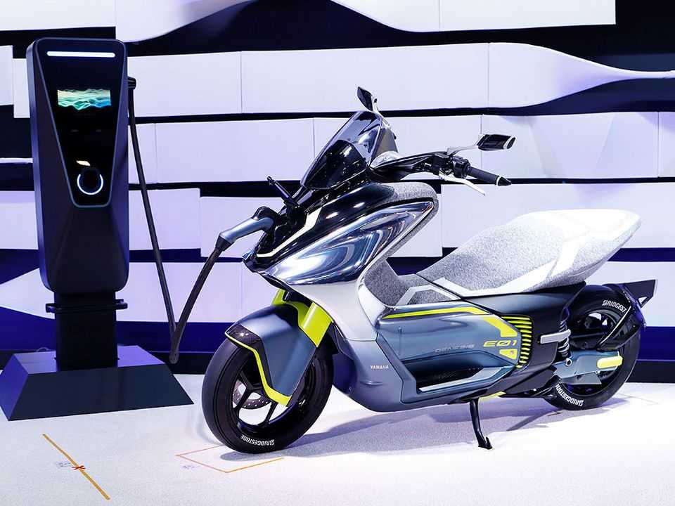 A Yamaha E01 ainda como conceito em 2019