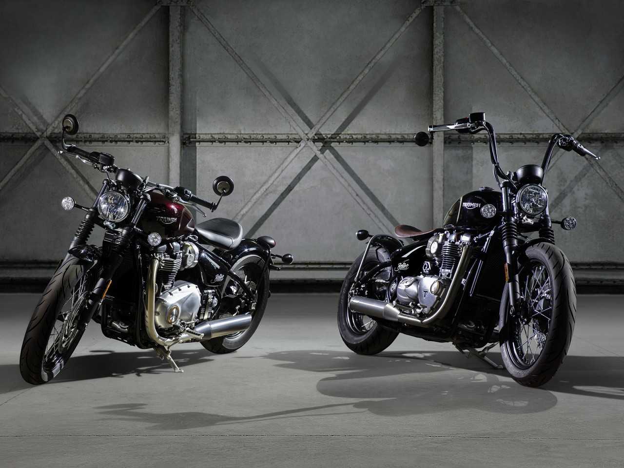 TriumphBonneville Bobber 2017 - 3/4 frente