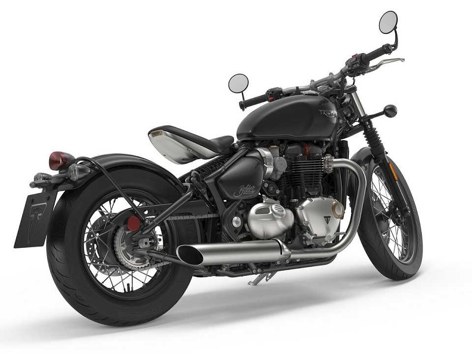 TriumphBonneville Bobber 2017 - 3/4 traseira