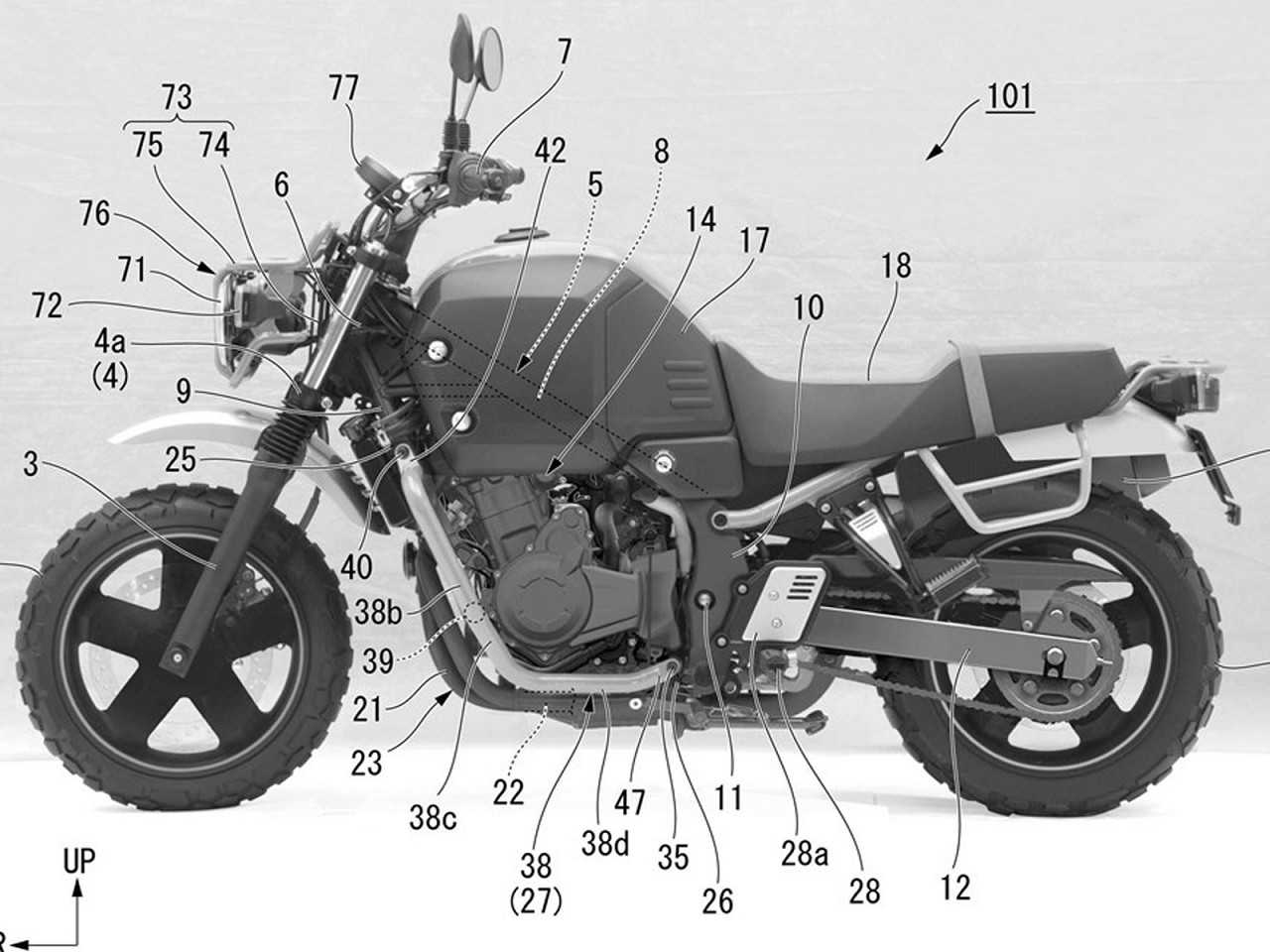 HondaCB 500F 2017 - lateral