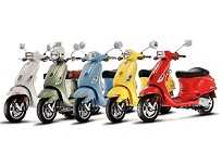 Vespa, da Piaggio: no Brasil de forma oficial