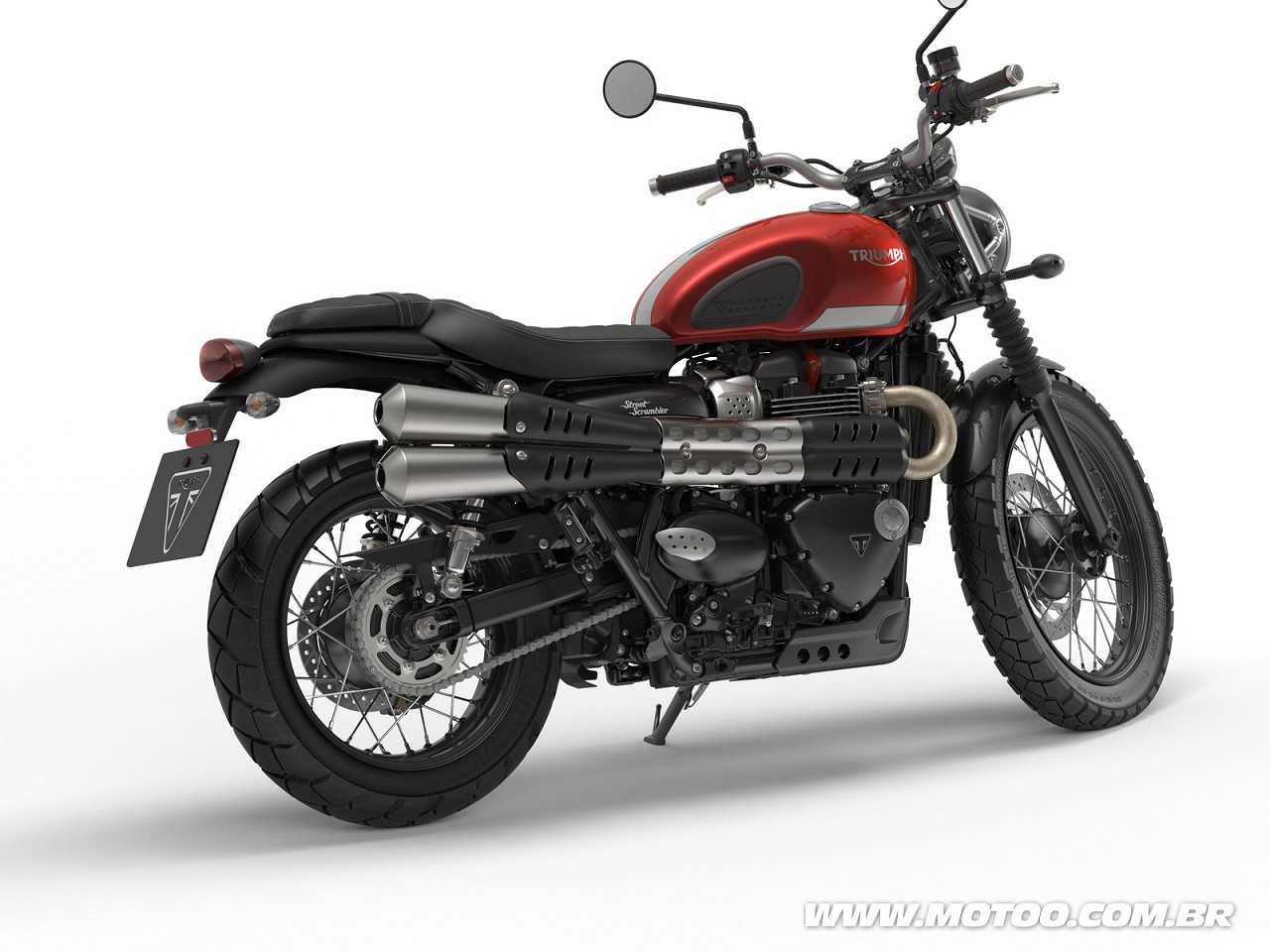 TriumphBonneville Street Scrambler 2018 - 3/4 traseira