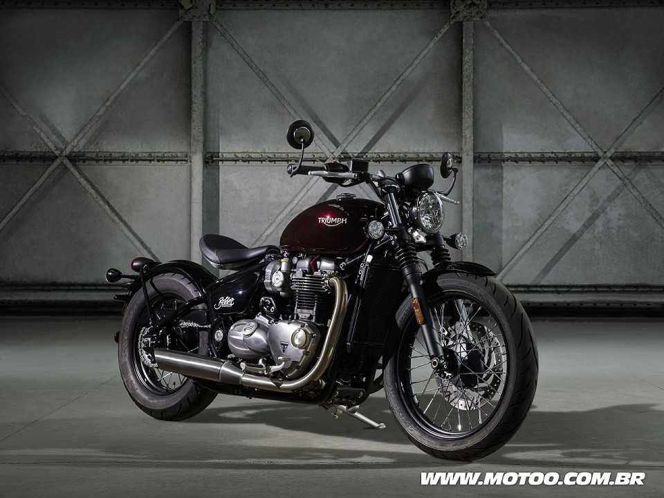 TriumphBonneville Bobber 2018 - 3/4 frente