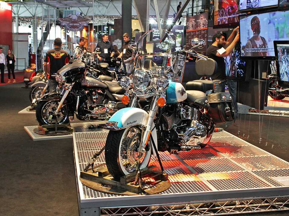 Estande da Harley Davidson