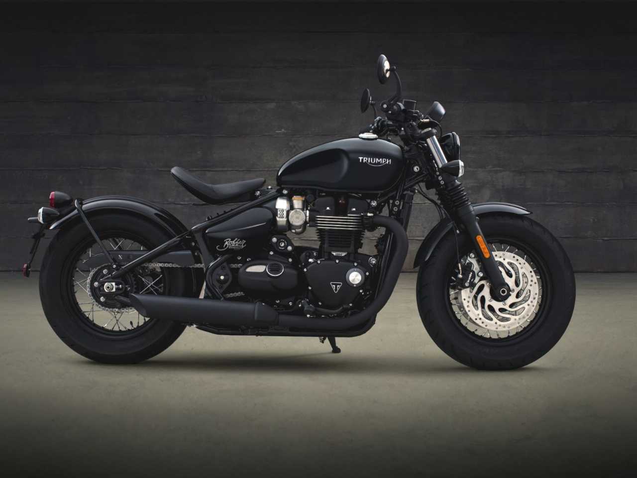 TriumphBonneville Bobber 2019 - 3/4 frente