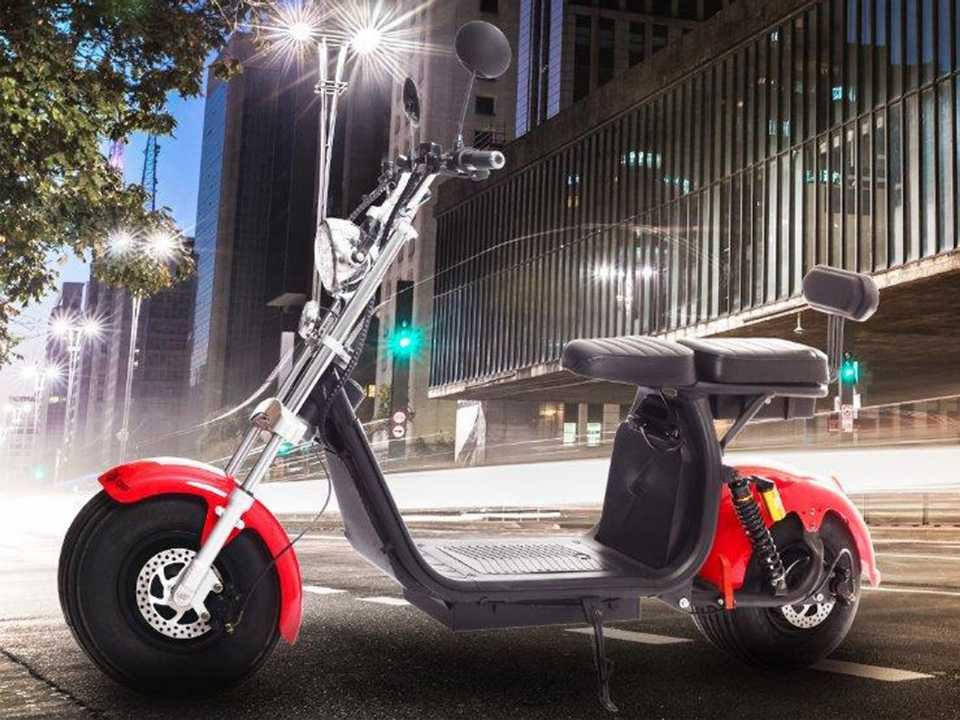Moto elétrica importada pela Scooter