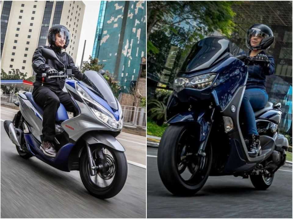 Honda PCX e Yamaha NMax de nova gerao