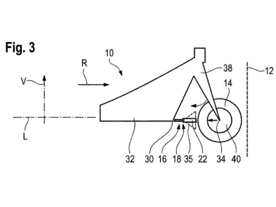Patente do novo sistema de segurança da BMW Motorrad