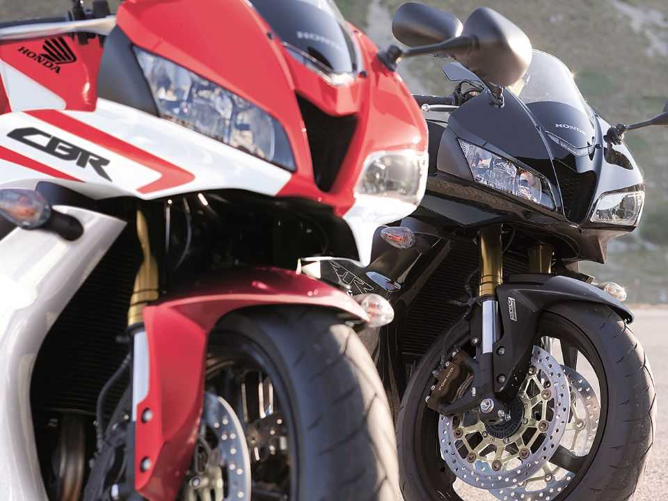 Detalhe da Honda CBR600RR que era comercializada na Europa