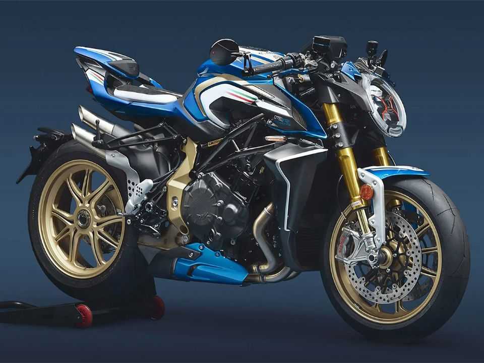 MV Agusta Brutale 1000 RR Blue and White M.L.