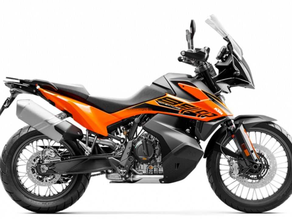 Atual KTM 890 Adventure oferecida na Europa