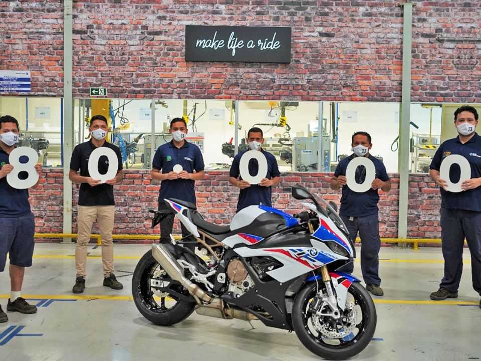 BMW atinge 80 mil motos produzidas no Brasil