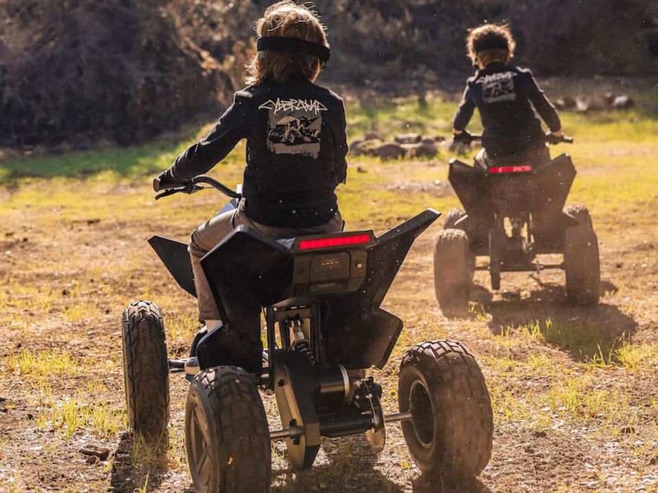 O quadriciclo elétrico Cyberquad: esgotado por enquanto