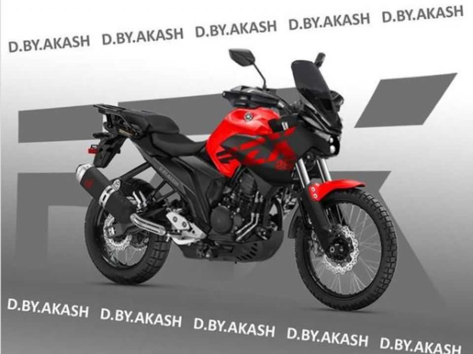 Yamaha FZ-X proposta pelo designer D by Akash