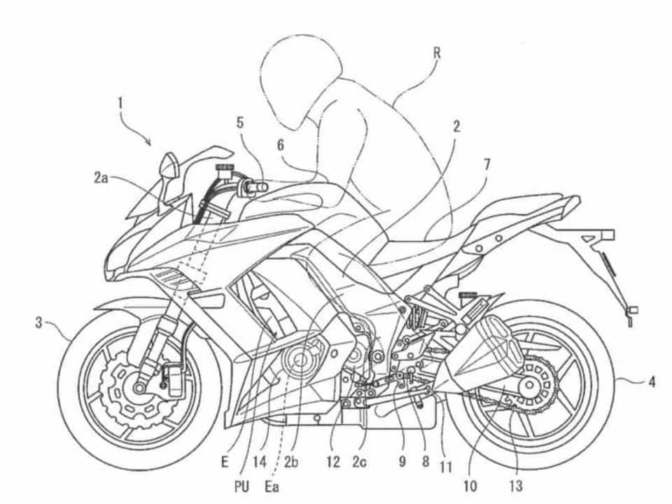 Kawasaki registra câmbio de dupla embreagem