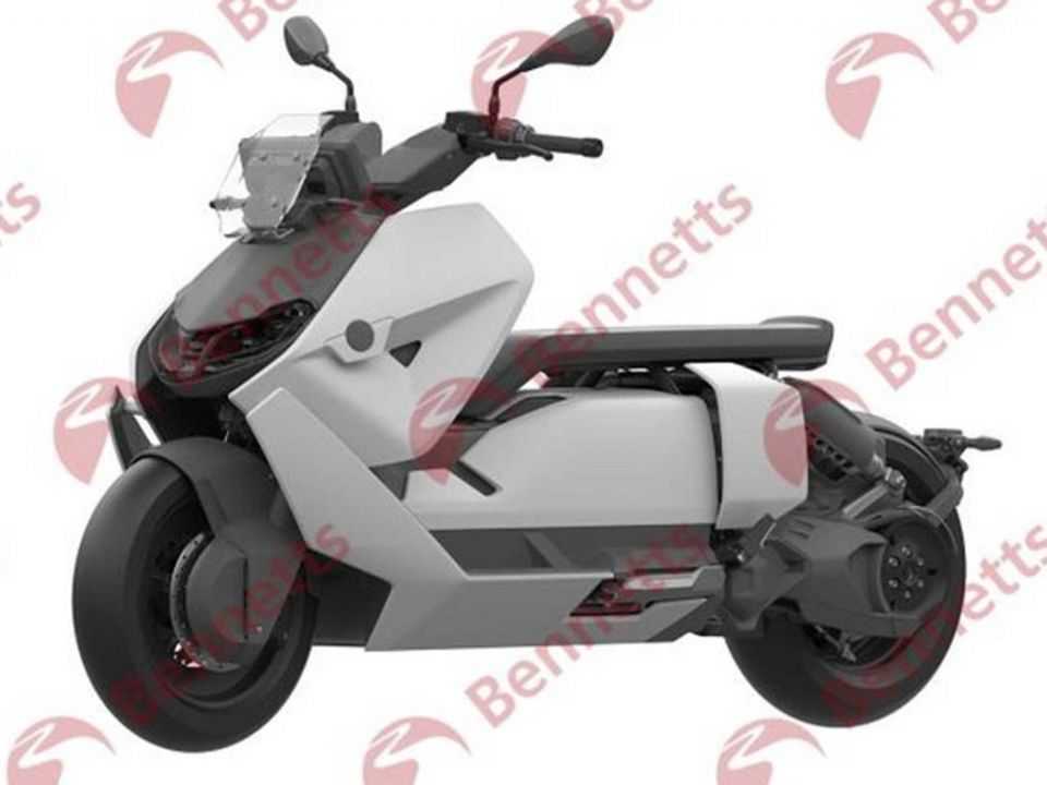 Patente mostra scooter da BMW similar ao conceito CE 04