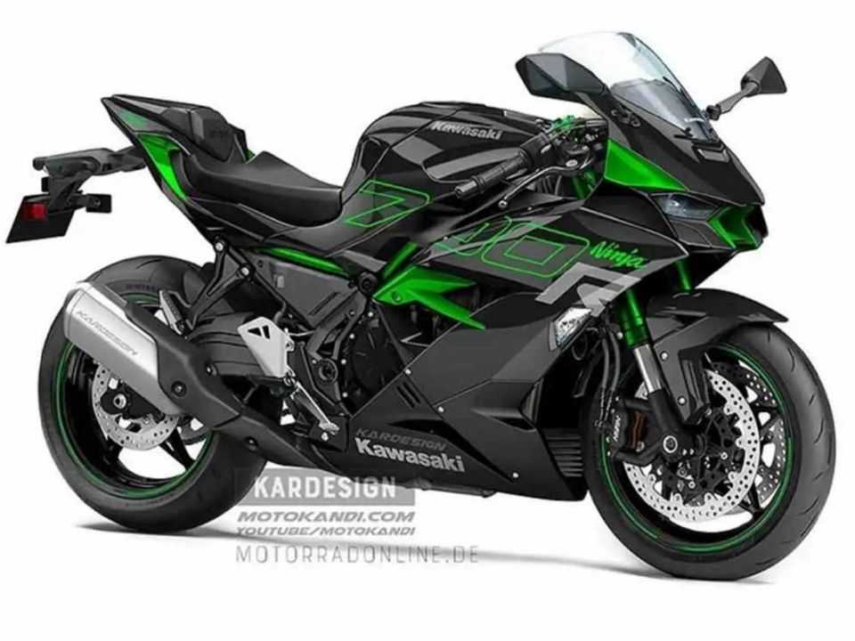 Projeo da Kardesign antecipa uma possvel Kawasaki Ninja 700