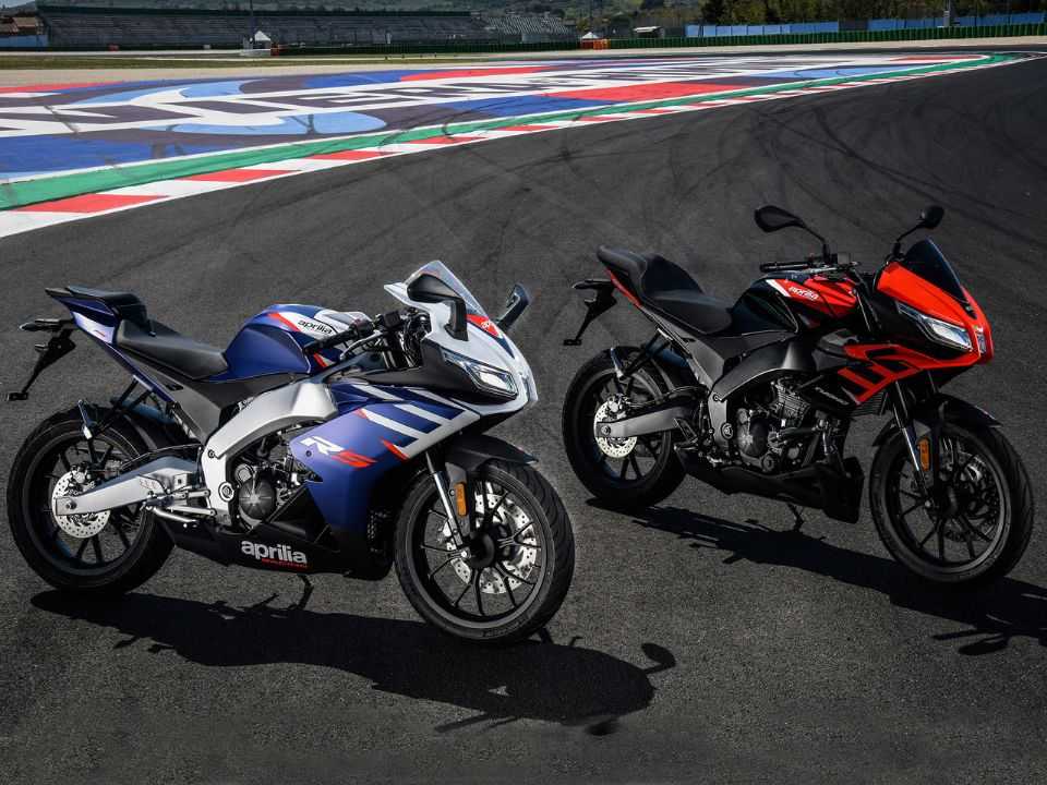 As novas Aprilia RS 125 e Tuono 125