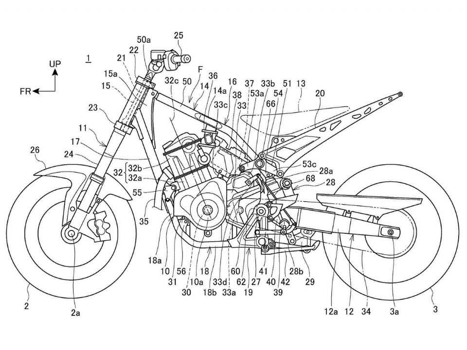 Imagem de patente da Honda NT1100