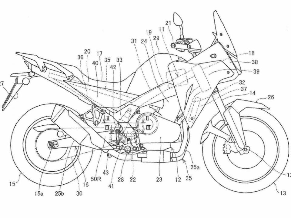 Patente da Honda XL750V Transalp