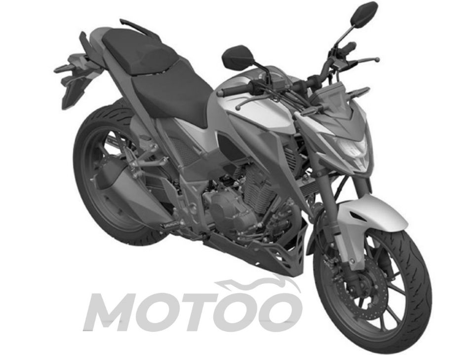 Honda CB300F em registro no Brasil