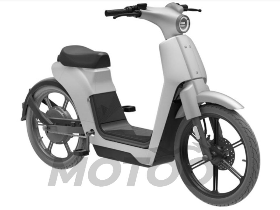 Moto Honda eltrica com pedais  registrada no Brasil