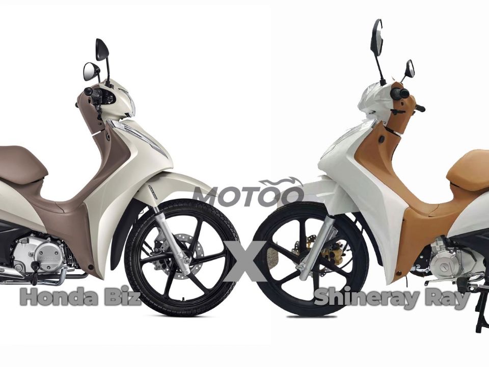 Honda Biz 125 e Shineray Ray 50