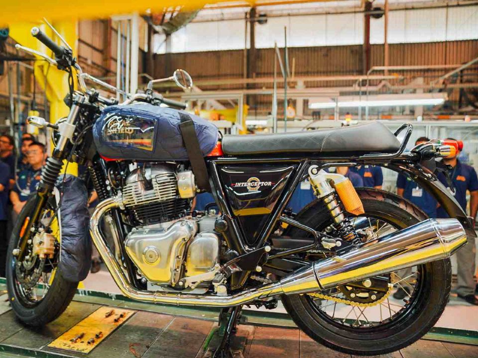 Royal Enfield Interceptor 650 montada no Brasil