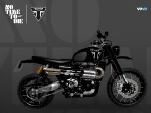 Uma Triumph Scrambler 1200 do 007 por R$ 440 no mundo digital