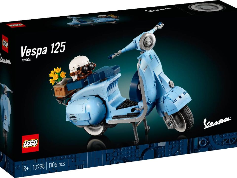 Vespa 125 da LEGO tem detalhes especiais
