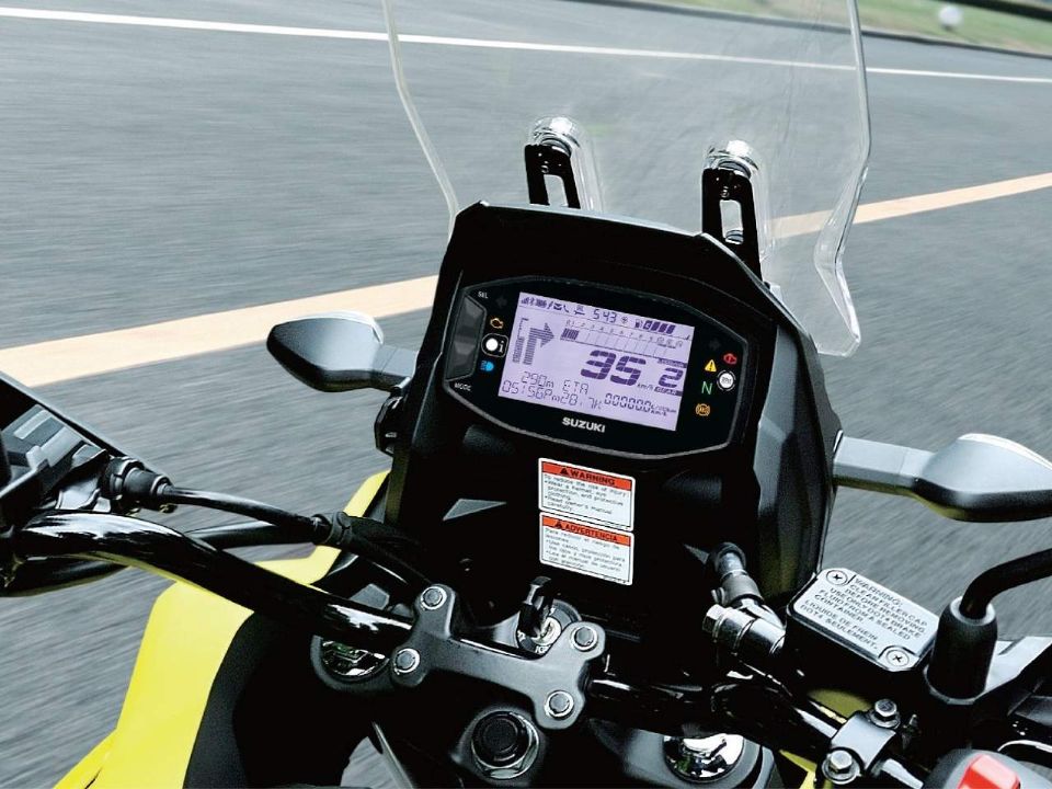 Painel da Suzuki V-Strom SX 250