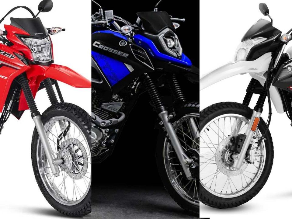 Yamaha Crosser 150, Honda Bros 160 e Haojue NK 150: quais as diferenças -  MOTOO