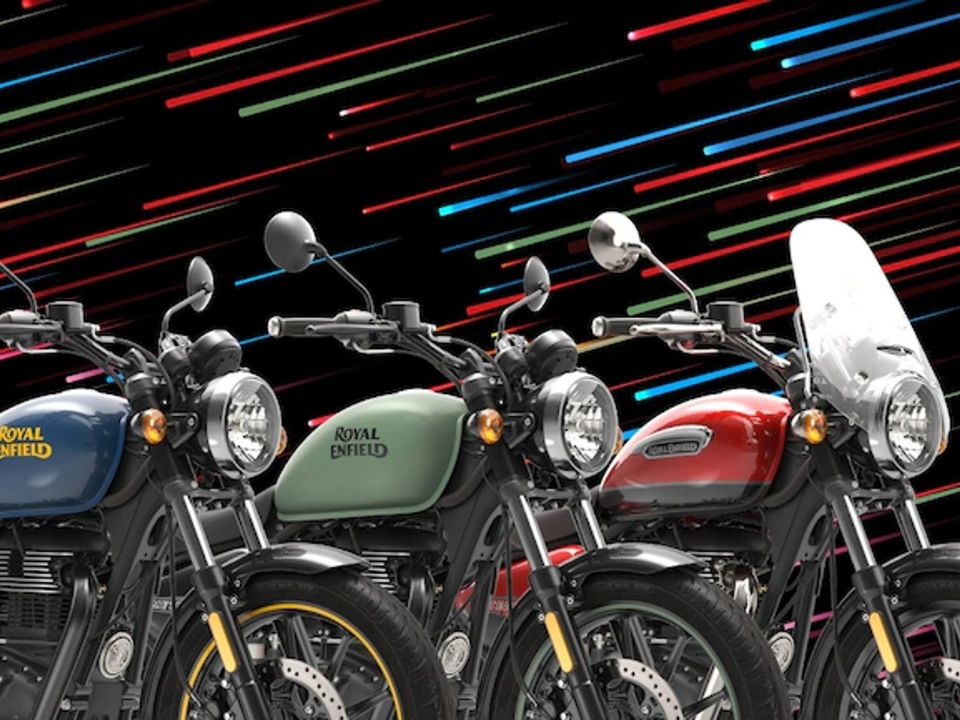 Royal Enfield Meteor 350 em novas cores