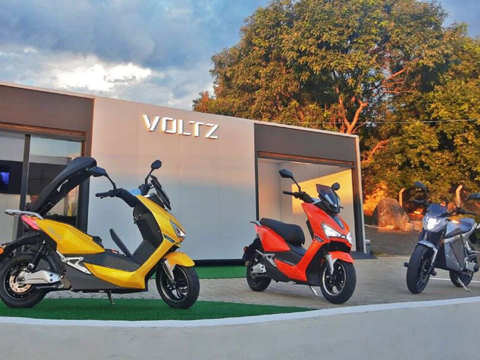 Motos elétricas da Voltz: vendas em alta