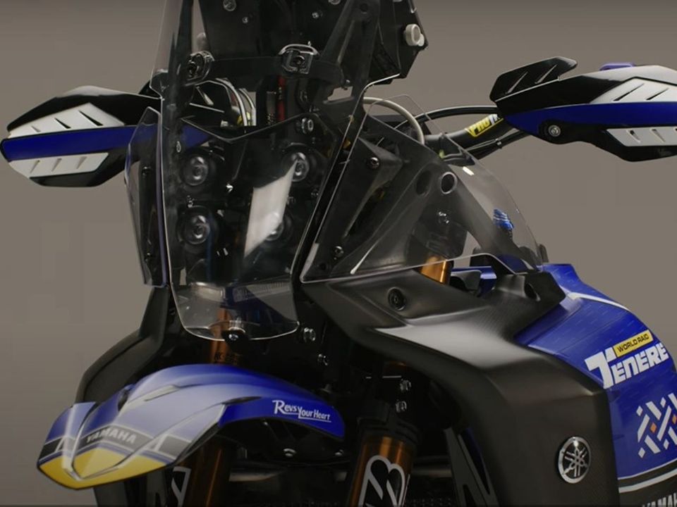 Yamaha Tnr 700 World Raid preparada para rali