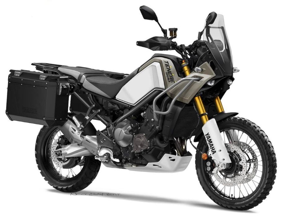 Yamaha Ténéré 900 em projeção