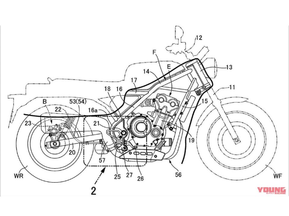 Patentes mostra o que seria a Honda CL 500