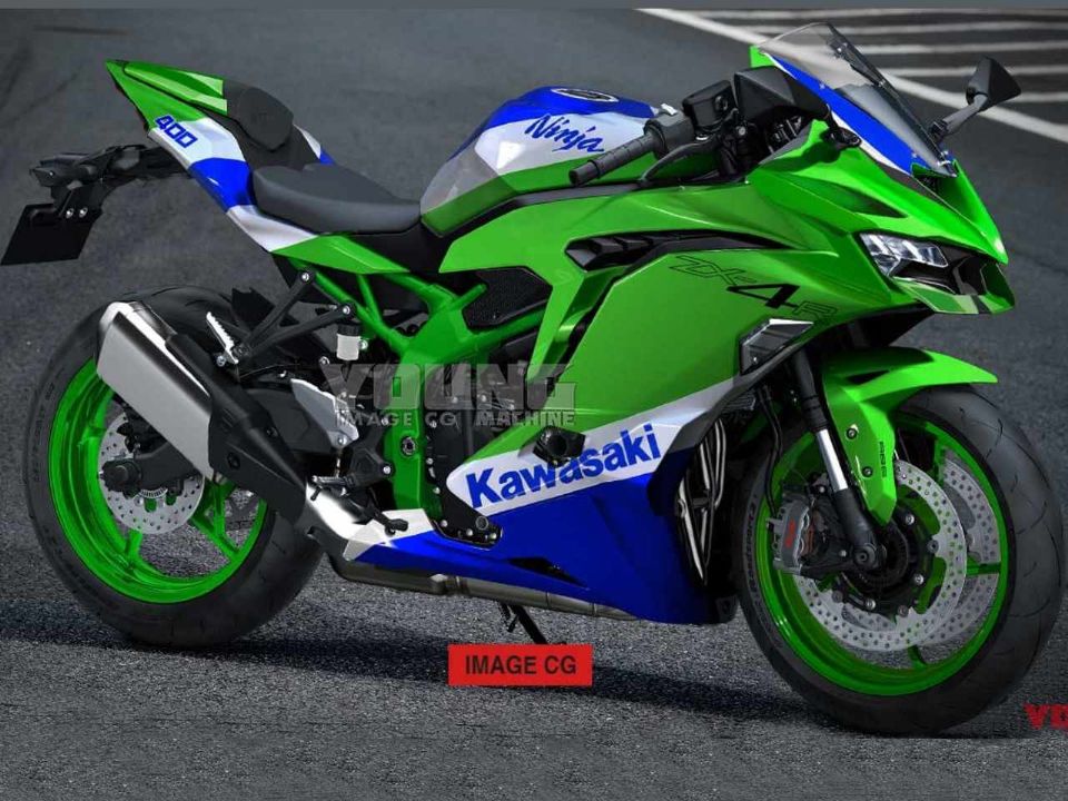 Japoneses criam Kawasaki Ninja ZX-4R em montagem