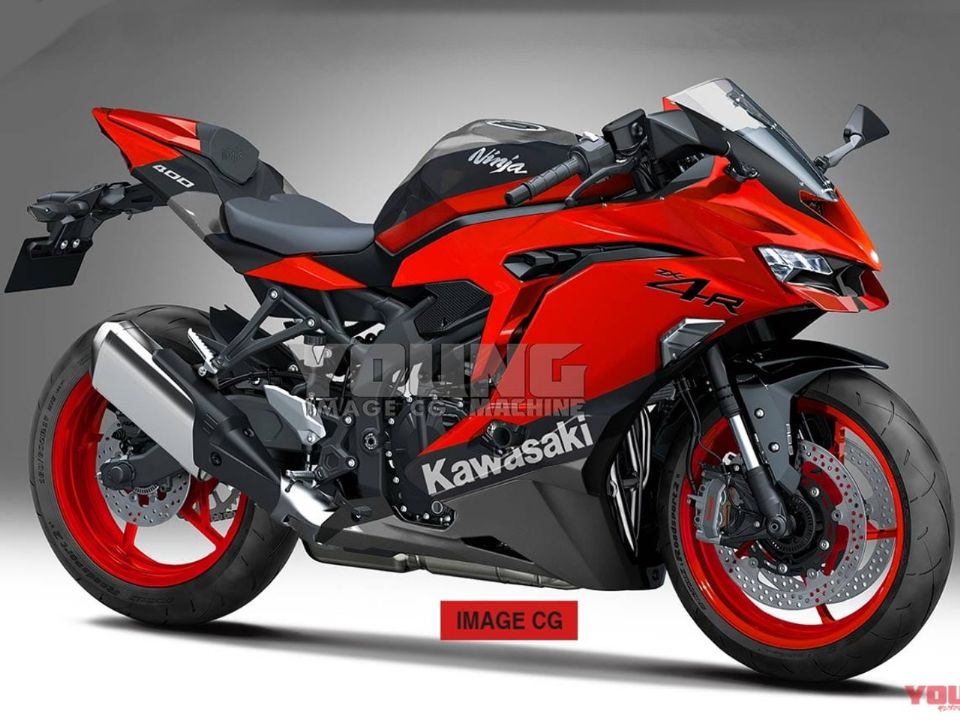 Kawasaki Ninja ZX-4R aparece em ilustração feita na Japão