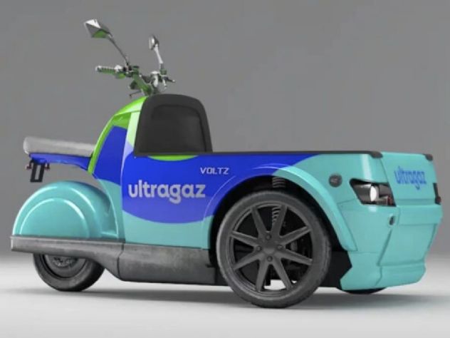 Voltz vende 500 triciclos elétricos Miles para Ultragaz fazer entregas de botijões