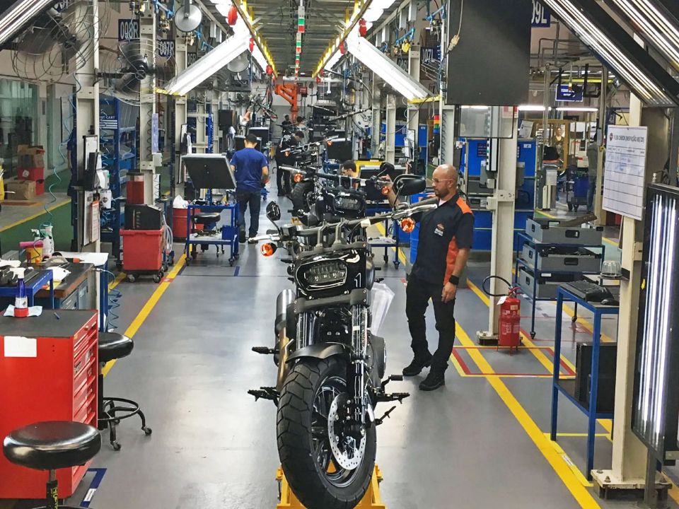 Linha de montagem da Harley-Davidson