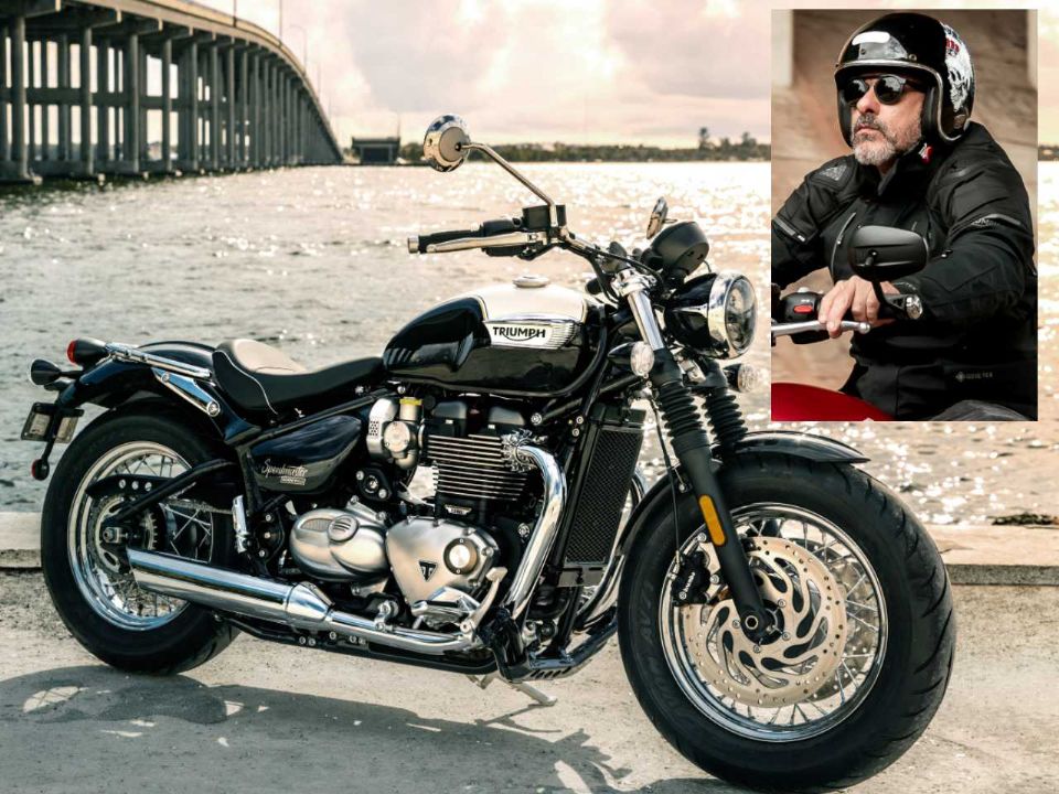 Triumph Bonneville Speedmaster ser nova moto do chef Henrique Fogaa