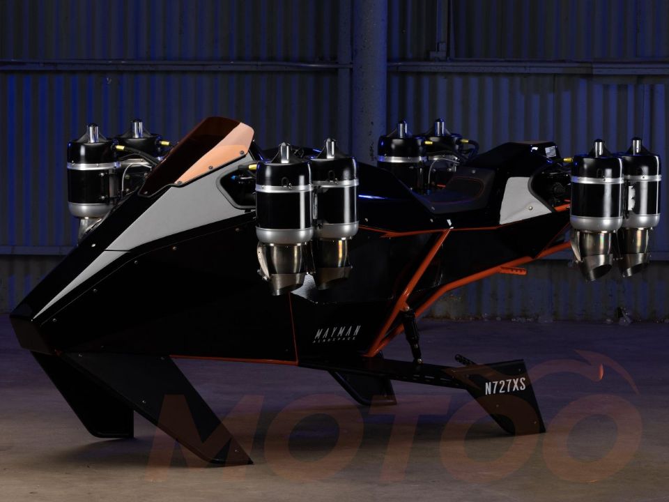 Moto voadora Mayman Aerospace Speeder AUV
