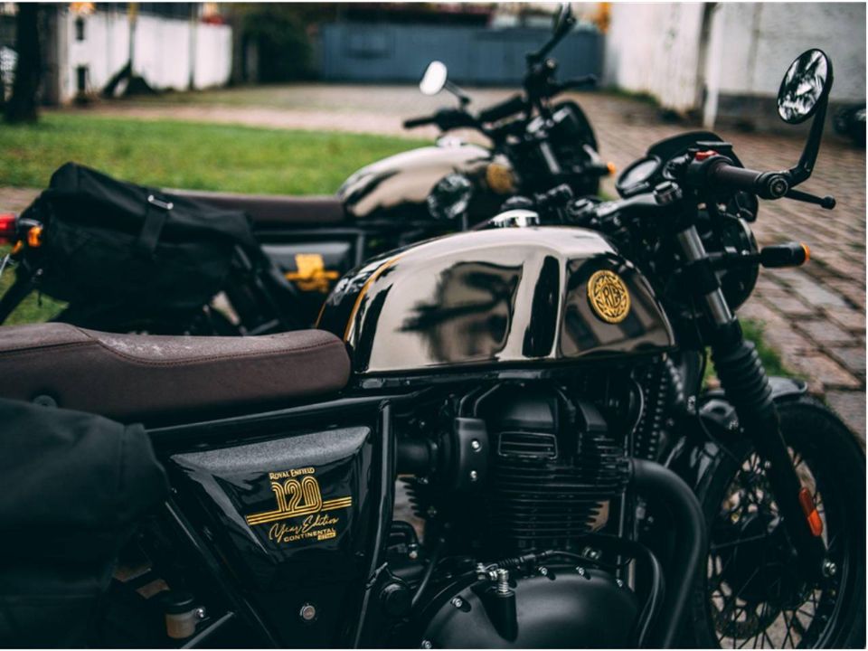 Twins comemorativas de 120 anos da Royal Enfield