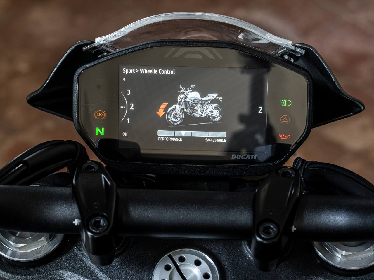 DucatiMonster 2022 - painel
