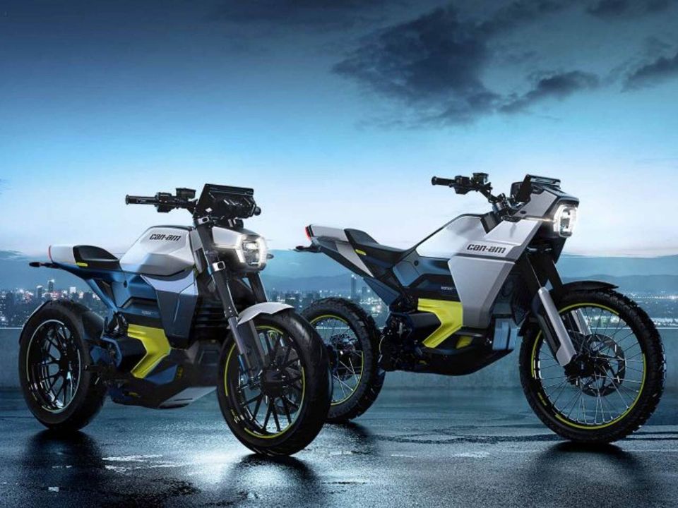 Can-Am Unveils Two Incredible Electric Motorcycles, Including an Adventure