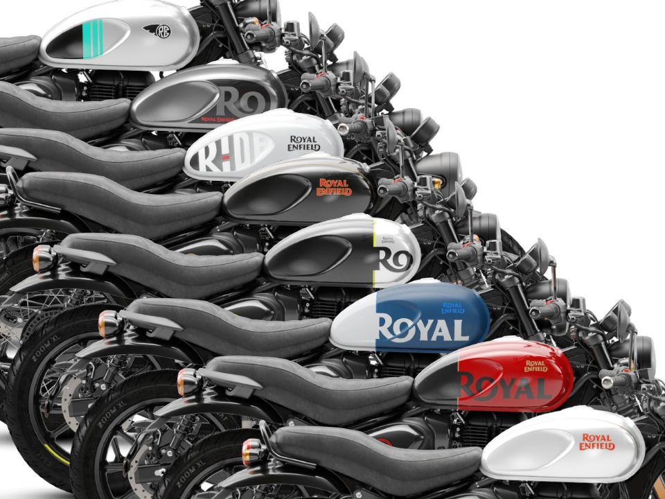 Todas as cores e versões da Royal Enfield Hunter 350