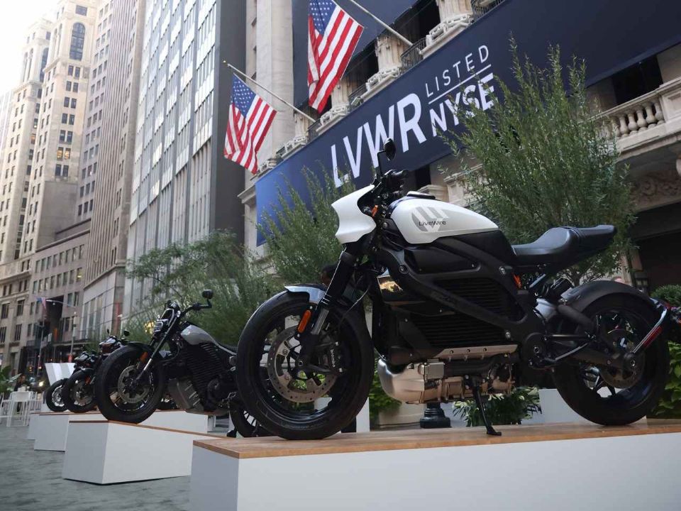 LiveWire, da Harley-Davidson, com suas motos eltricas na Bolsa de NY