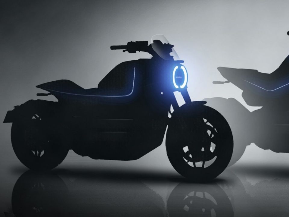 Moto elétrica Honda com estilo cruiser