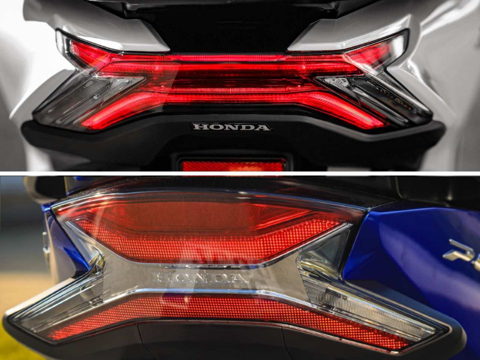 Diferenças entre traseiras de Honda PCX 160 e PCX 150
